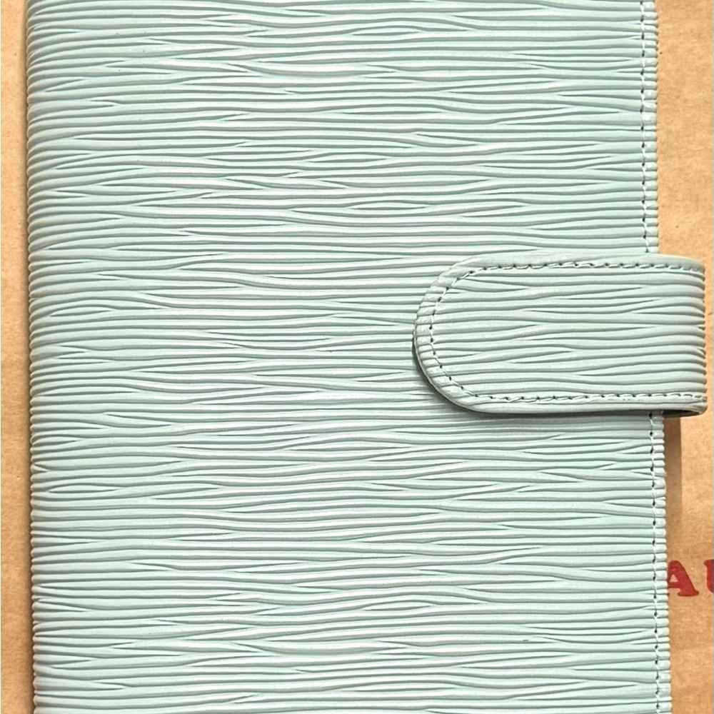 Textured Mint Green Cash Envelope A6 binder